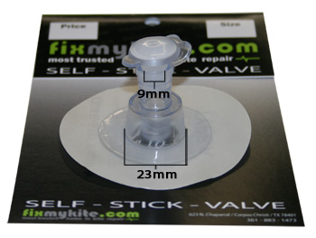 Fixmykite.com 9mm Valve, 1-way