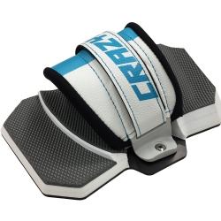 2011-2015 Crazyfly QuickFix II Bindings with white/blue Straps