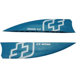 Crazyfly 3cm Razor Fins, Blue (set of 4)