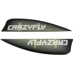 Crazyfly 3cm G-10 Fins (set of 4)