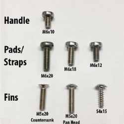 CrazyFly Twintip Screw Set