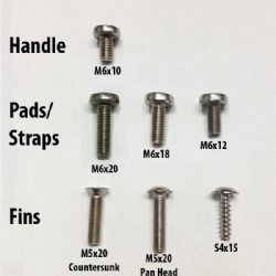 Crazyfly Twintip Screws